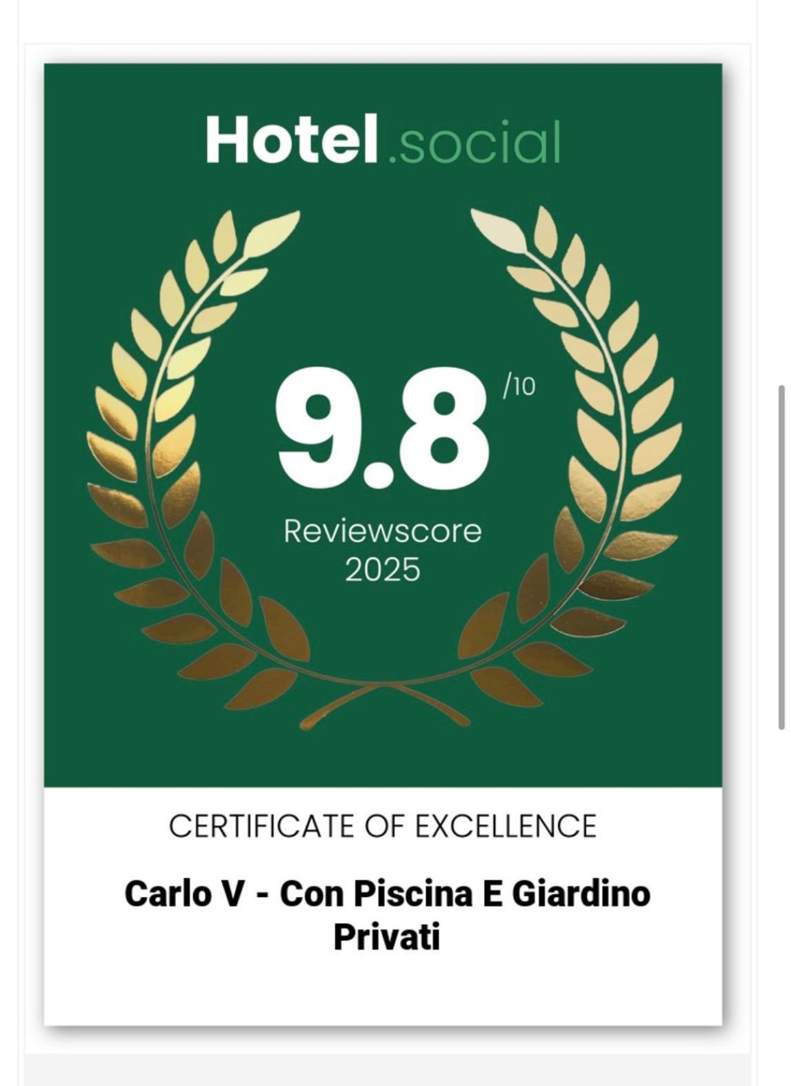 Carlo V - Con Piscina E Giardino Privati Apartment Лече Екстериор снимка